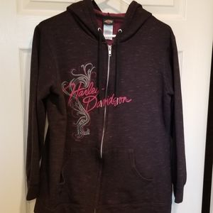 Harley Davidson zip-up hoodie